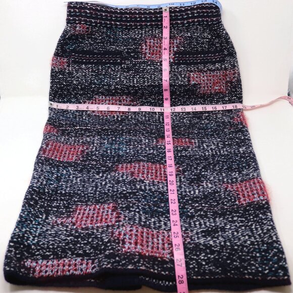 CHANEL Skirt Size 40 Wool Cashmere Plaid Tweed 15B - Picture 10 of 16